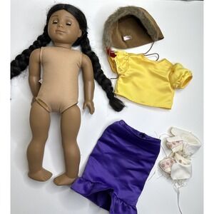 Pleasant Company Doll Kaya Braids Retired 18" Outfit Hat American Girl